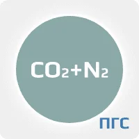ПГС ГСО 1 разряд диоксид углерода СO2 (27%) в азоте N2 в стальном баллоне 5 л. вентиль латунь