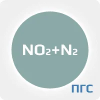 ПГС ГСО 1 разряд диоксид азота (NО2) 0.000785% в азоте (N2) в алюминиевом баллоне luxfer 5 л. вентиль нержавеющий